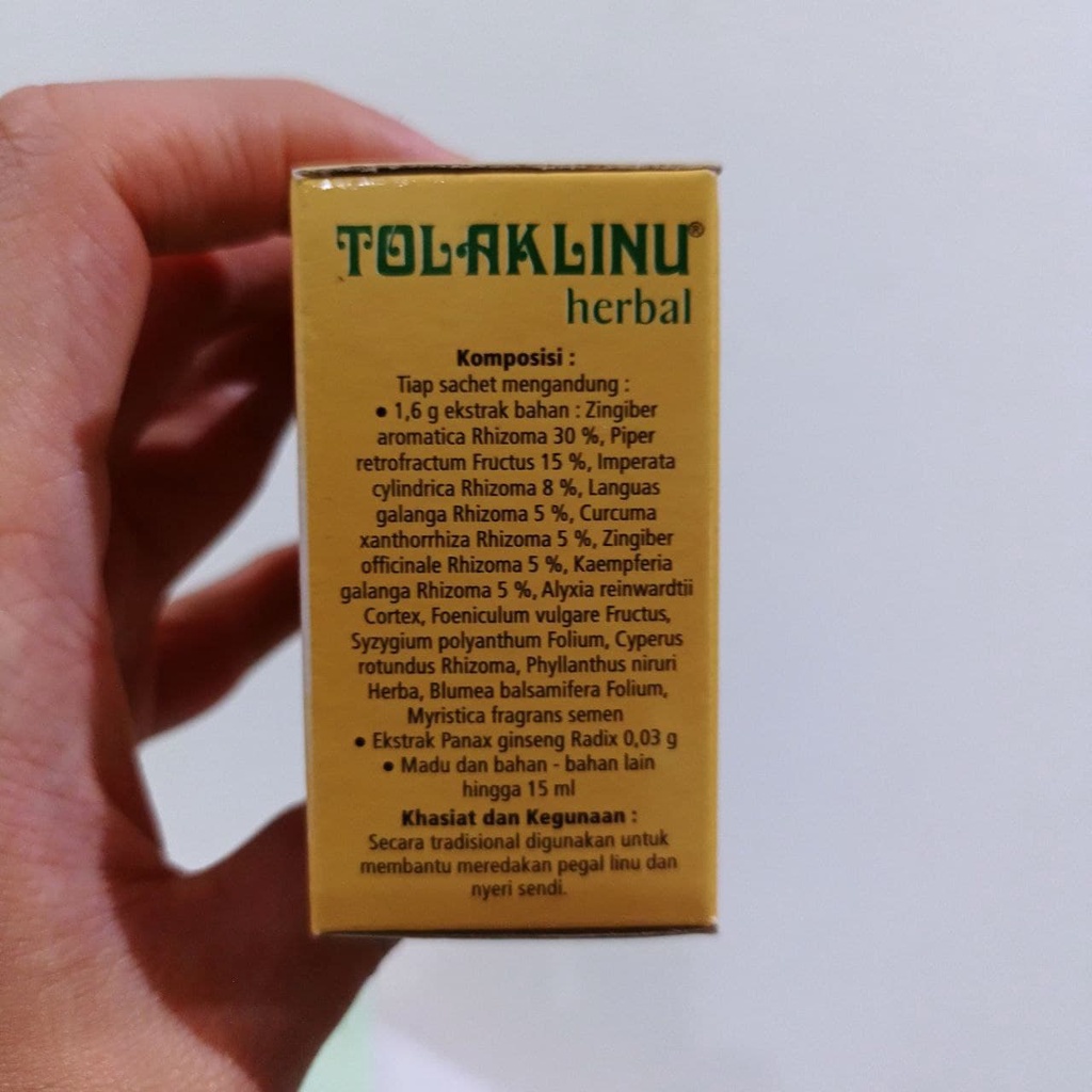 Tolak Linu Dus Isi 5 Sachet