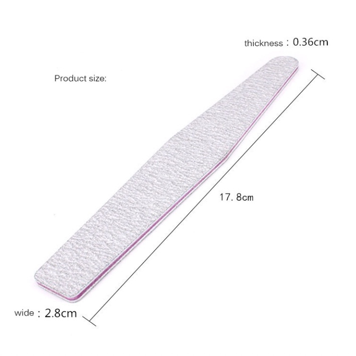 Pengasah Kuku Nail File Diamond 100/180 Nail O.P.I Nail Grit Buffer Sanding Alat Kikir KU013