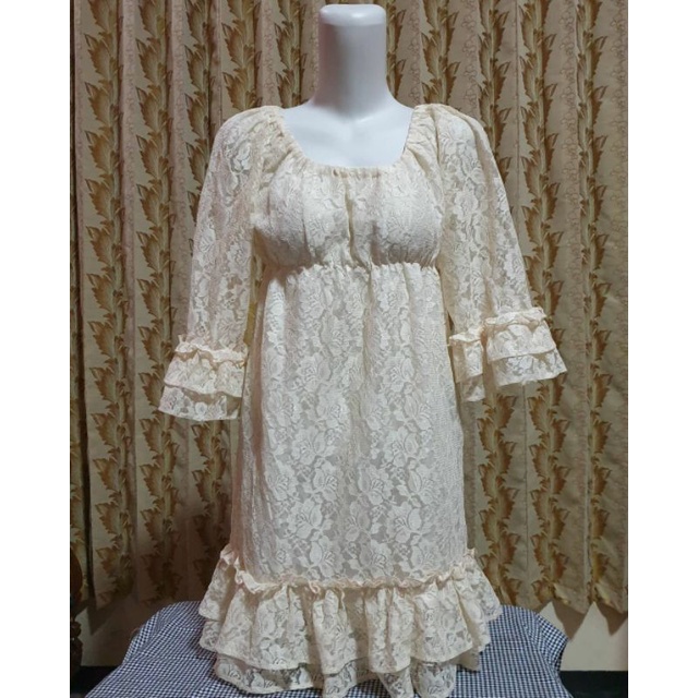 Preloved Dress Brukat Dress Pesta Anak Premium Murah