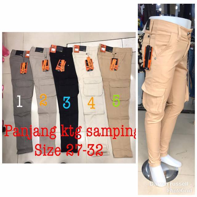 SIZE 27 32 CELANA  TACTICAL PRIA KANTONG  MAN PANTS 