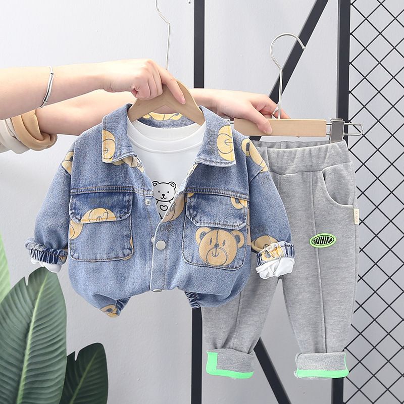 ANANAKSTORE - SETELAN IMPORT PREMIUM / SETELAN ANAK LUCU / SETELAN BABYBOY / SETELAN MOTIF DARK DENIM