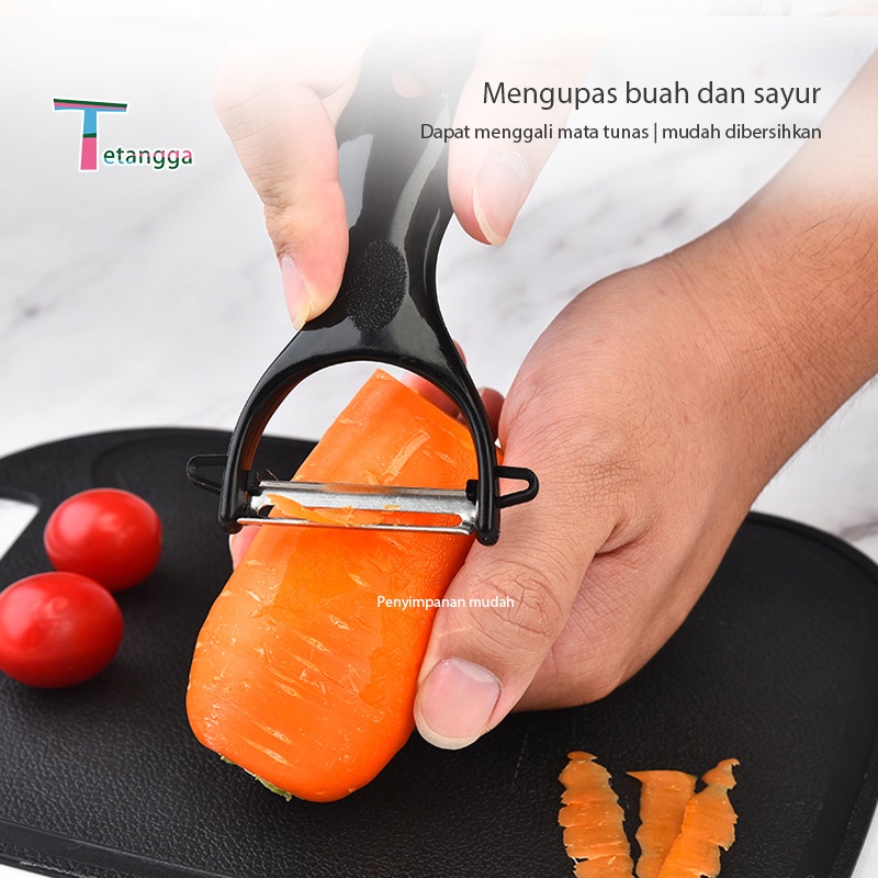 Cantik Pisau Dapur Set 5 in1 Pisau Gunting Dapur Peeler Set Stainless Talenan / Gunting / Pisau buah