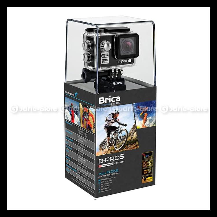 Berkualitas Brica B-Pro 5 Alpha Edition Combo Extreme Hd 1080P Wifi Action Camera Terlaris