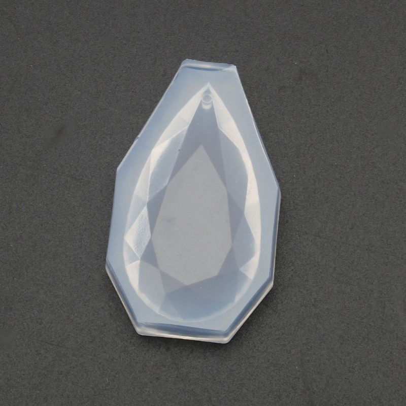 SIY  Faceted Teardrop Pendant Silicone Resin Mold Jewelry Making DIY Craft Tools