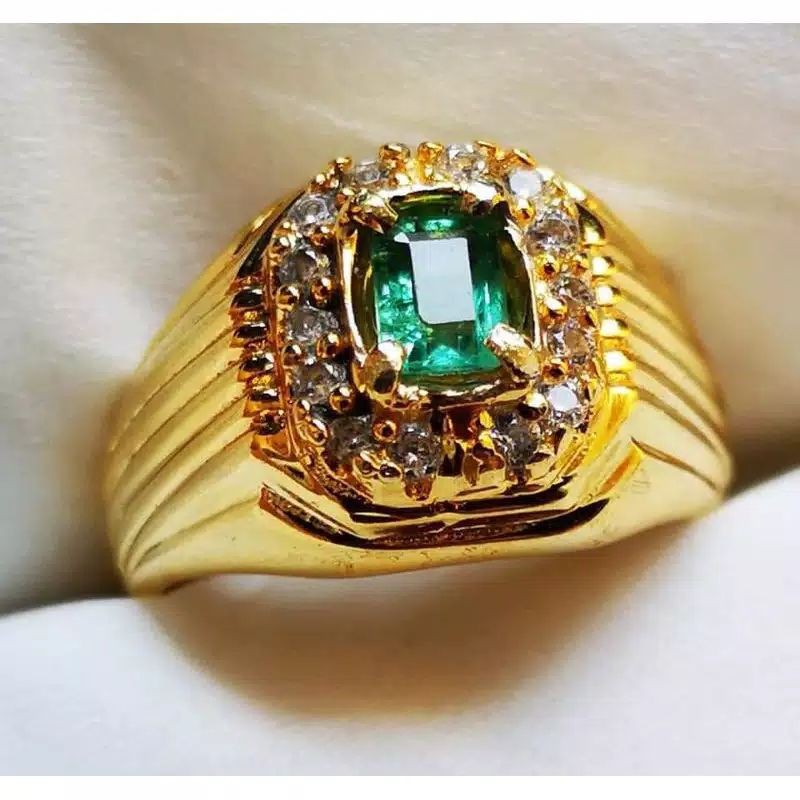 Batu Permata Natural Emerald Beryl / Zamrud Colombia Minor