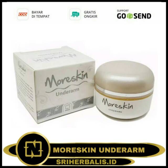 

MORESKIN UNDERARM MORSKIN MORISKIN KRIM PENCERAH KULIT HITAM GELAP