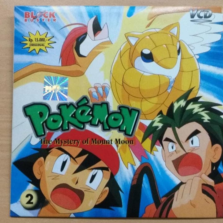 kaset CD VCD Pokemon Vol 2 The Mystery of Mount Moon