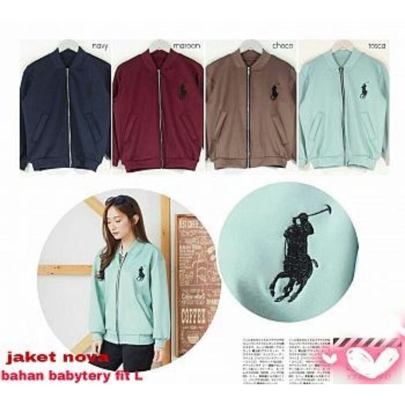 JCMP - Jaket Nova / Sweater Wanita Simple Model Terbaru