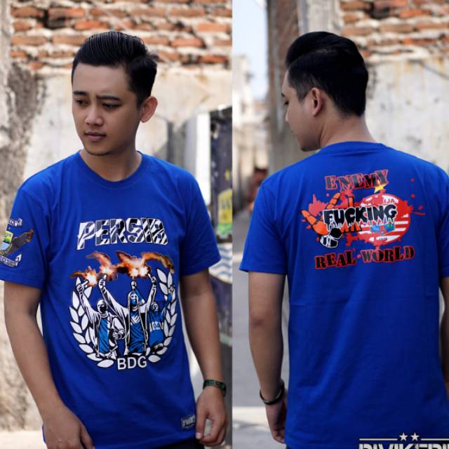 Kaos Persib casual persija rasis fuck u