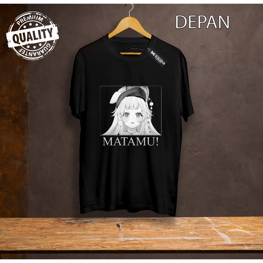 Kaos Tshirt Vtuber Kanna Tamachi - Baju Wibu - Baju Otaku
