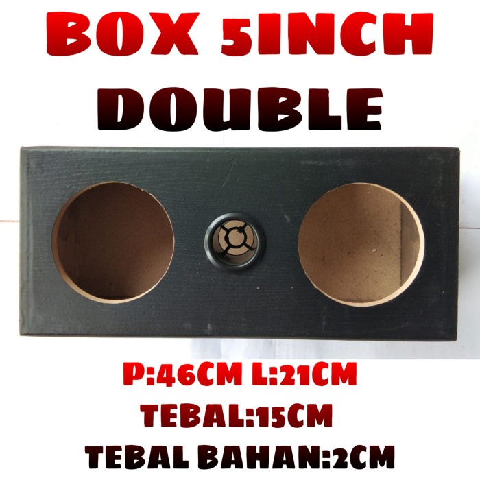 Box Speaker 5Inch Double