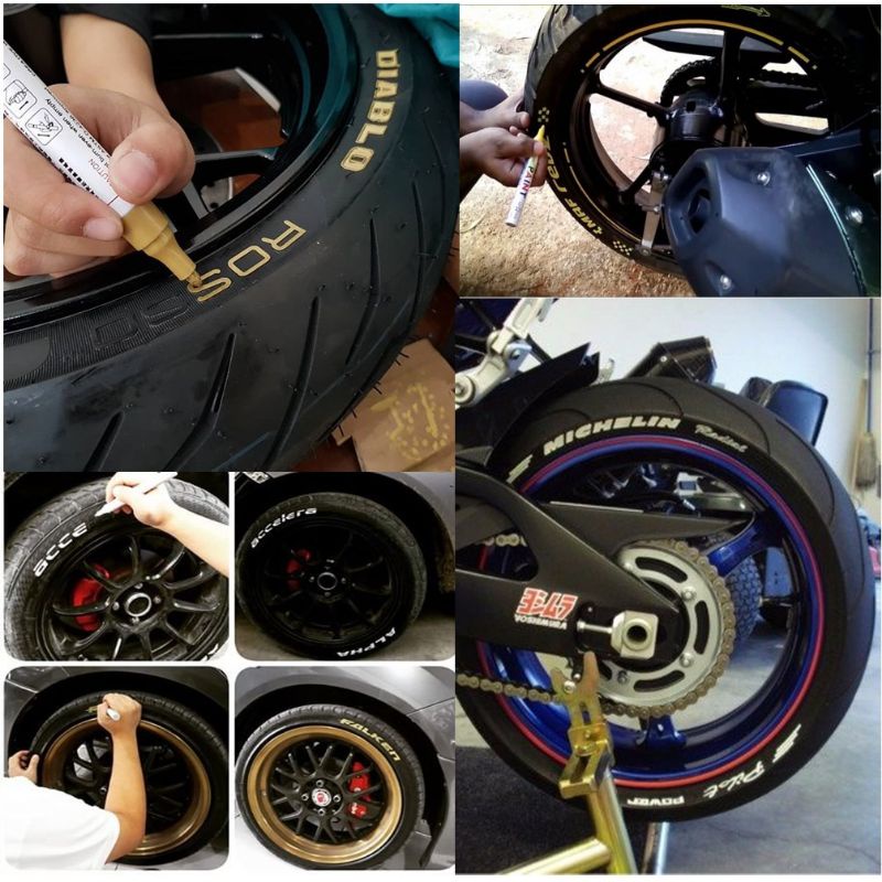 Spidol ban motor mobil / Paint TOYO Tire Maker, Warna Bervariasi Silahkan di pilih