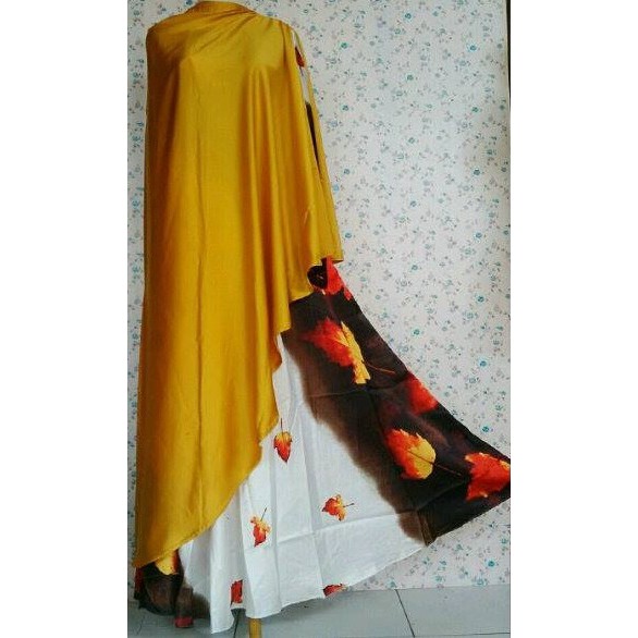 satin velvet dress / gamis satin velvet