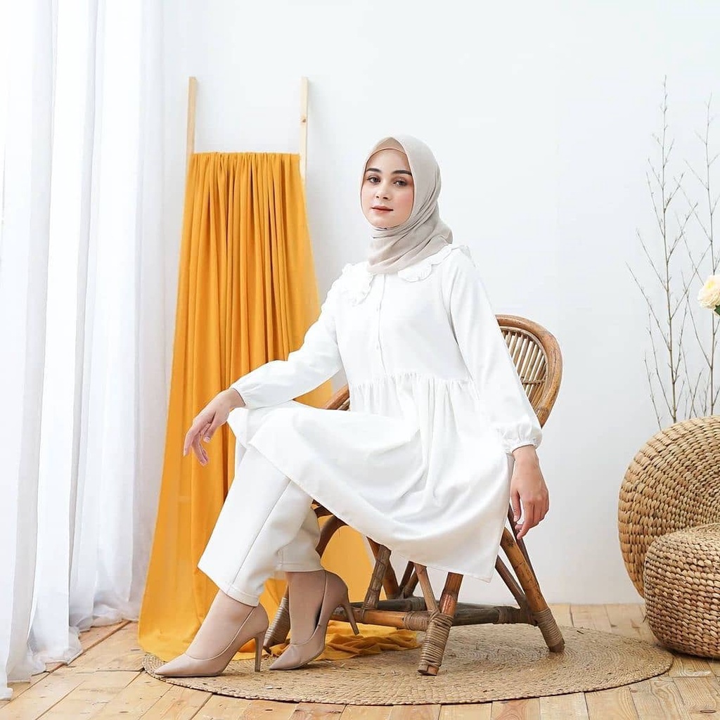 Fresia Tunik - Ukuran S M L XL XXL 3XL 4XL/5L  - Tunik Jumbo - Tunik Big Size - Atasan Wanita Jumbo