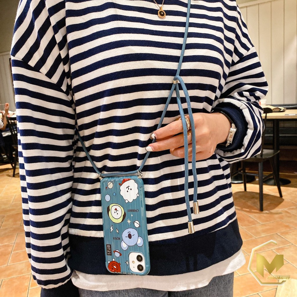 SS163 case Slingcase Lanyard KARTUN Vivo Y91c Y1s Y91 Y93 Y95 Y12 Y17 Y15 Y19 U3 Y5s MA858