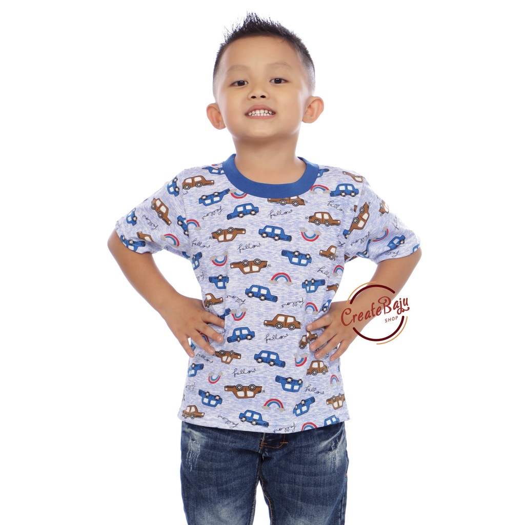 KAOS ANAK LAKI 1-7 TAHUN HIU BERUANG DINO BUAYA BAJU ATASAN ANAK LAKI FASHION TERMURAH BAHAN KATUN PART 2