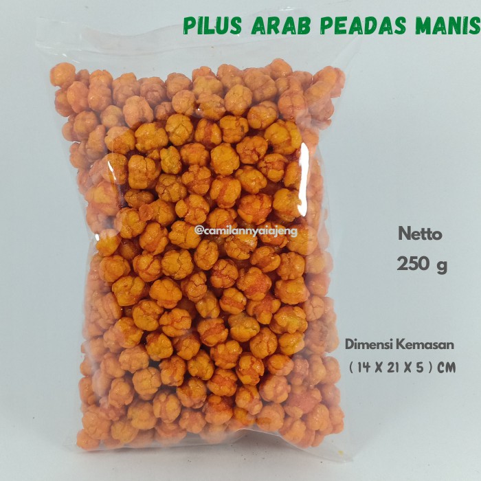 

Pilus Jagung Merah Arab Australia Pedas Manis Renyah Gurih 250 g