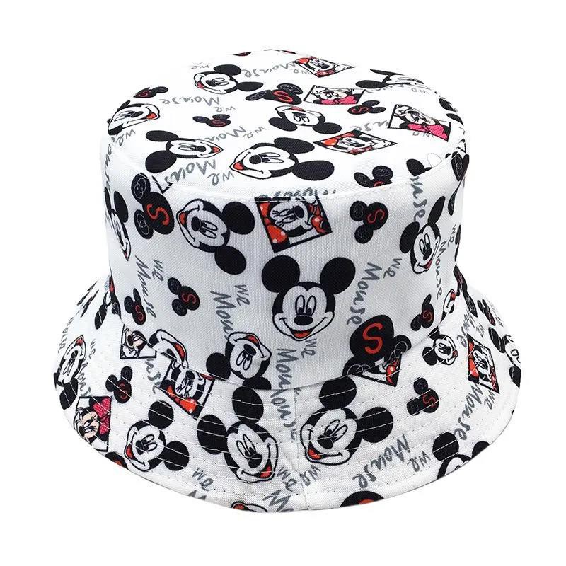 Topi bucket Desain Mickey Mouse Untuk unisex