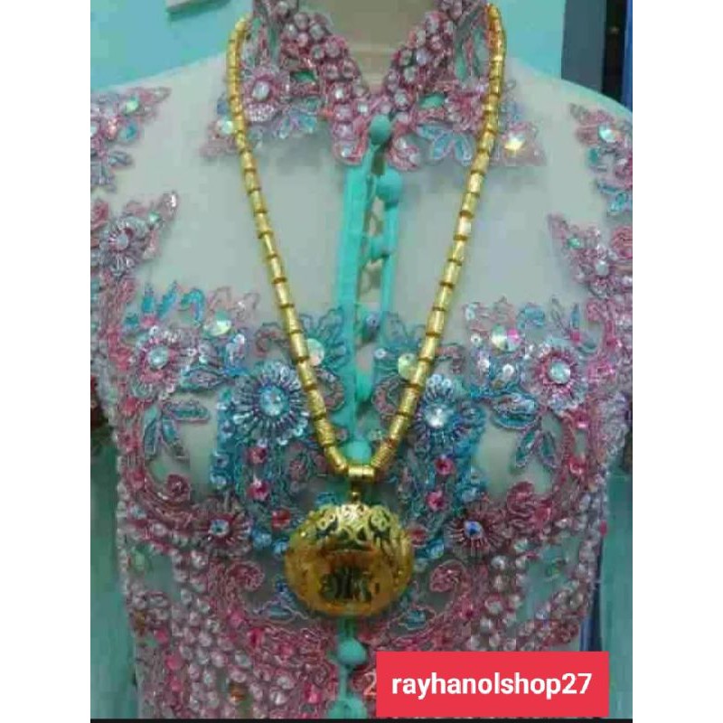 PERHIASAN KALUNG WANITA SEPUHAN EMAS 24K MEWAH