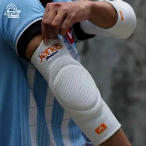 Pelindung Siku Kiper Jonas Original Elbowpad Latino White BNWT