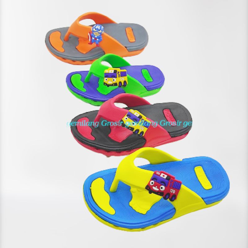 Sandal kanan kiri anak size 24/35