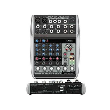 Terbaru Mixer Behringer Xenyx Q802 With USB Audio Interface