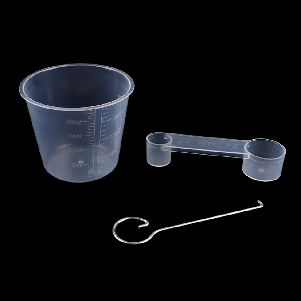 Adawnshbhyu 1Set Bread Machine Maker Parts 200ML Gelas Takar Sendok Kit Alat Pelepas