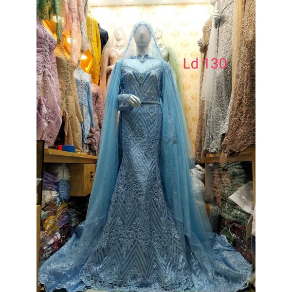 rn_ GAUN PENGANTIN/AKAD PENGANTIN /KEBAYA PENGANTIN /GAUN SLIM/GAUN MODERN /YULIANIKEBAYA/GAUN KEKIN