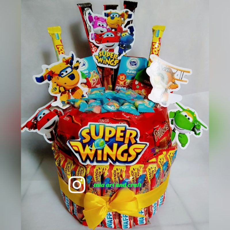 

Snack birthday tower