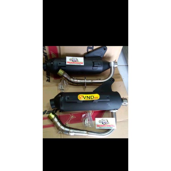 BRILIANT Knalpot Tsukigi VND Beat - Vario 110 fi - Scoopy - Spacy - Vario 110 karbu - Beat fi esp