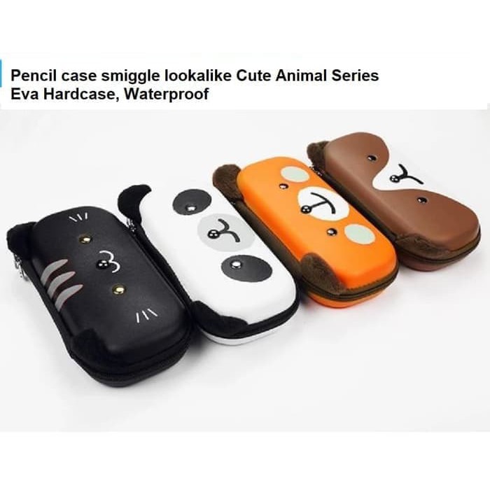 

Kotak pensil dan alat tulis Smiggle EVA Hardcase CUTE ANIMAL SERIES -