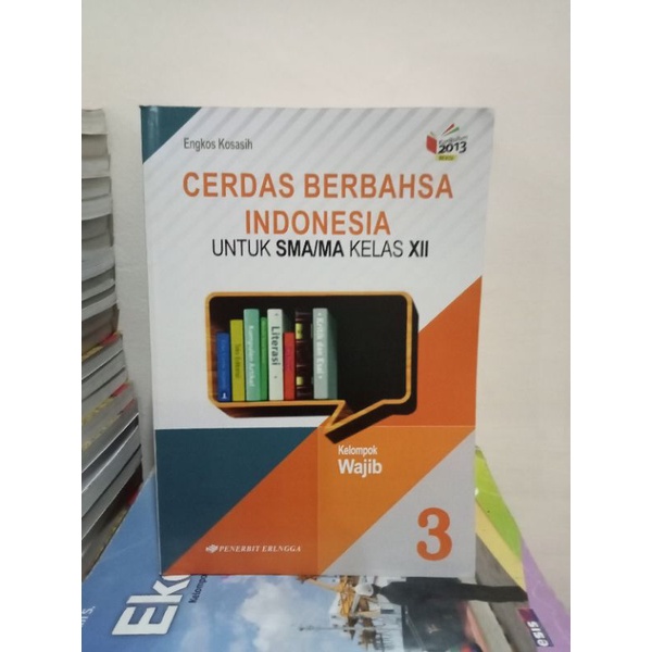 buku cerdas berbahasa Indonesia kelas 12 SMA Erlangga