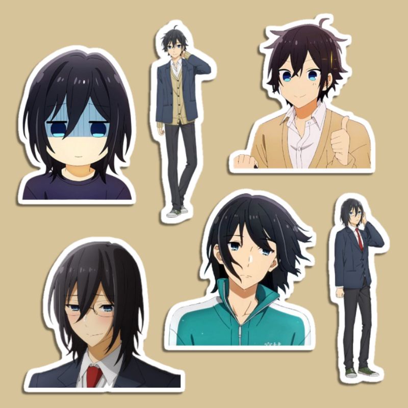 Sticker Anime Horimiya Hori San to Miyamura kun Stiker Anime hori miyamura izumi