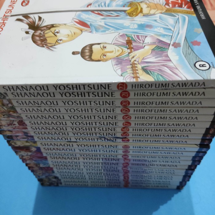 paket komik shanaou Yoshitsune by hirofuma Sawada 20 pcs