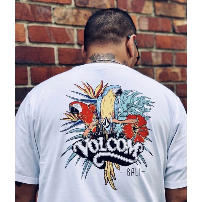 volcom baju kaos pria bali MBM TROPICAL original 100% sale