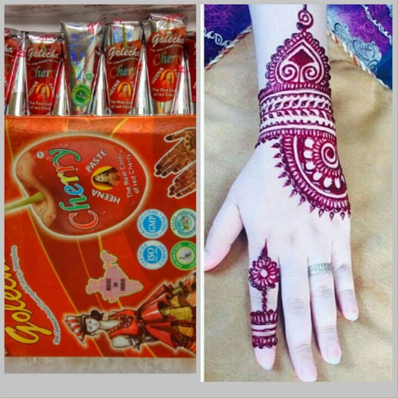 Golecha Arabic Henna/ Henna Sluruh Tubuh / Henna Muslimah halal (Sah Solat)