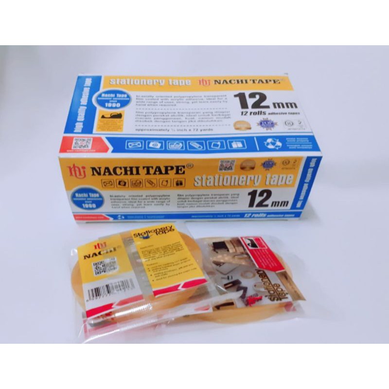 

Isolasi/selotip nachi 12 mm (0.5 inch)