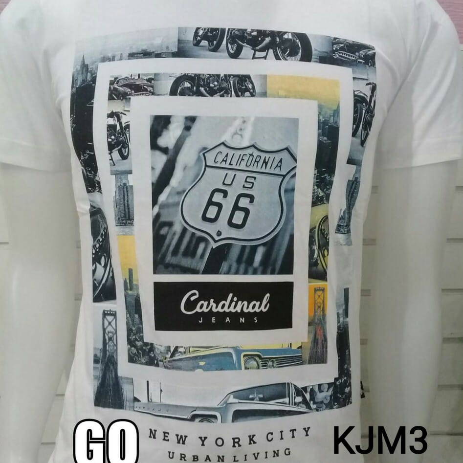 gof KJM CARDINAL JEANS KAOS T-Shirt Cowok Baju Reguler Slimfit Cowok Kaos Cardinal New!!!