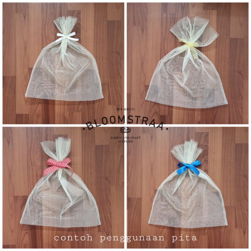 Kantong Tile Souvenir Packaging Tuile Tule Bungkus Souvenir Besar 40cm 45cm