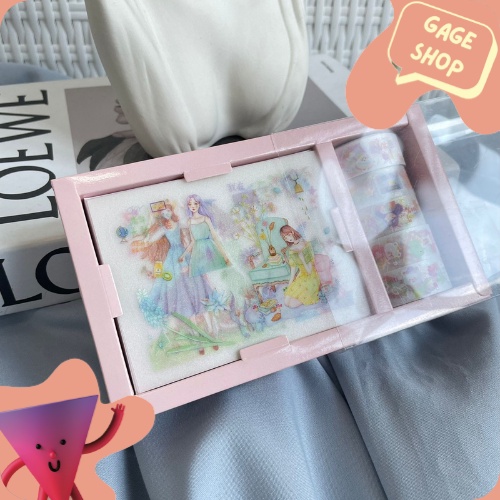 

paket solatip dan sticker murah karakter wanita lucu imut fancy unik bisa COD kebutuhan packing termurah bisa COD import