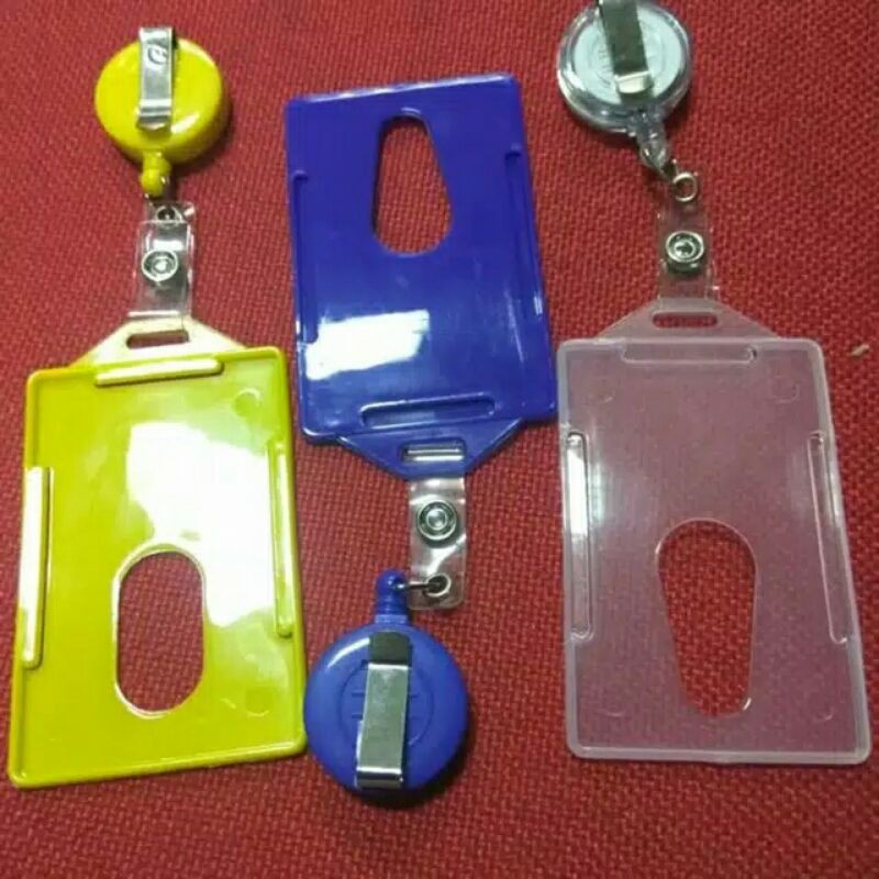 

yoyo + id card holder warna & transparan