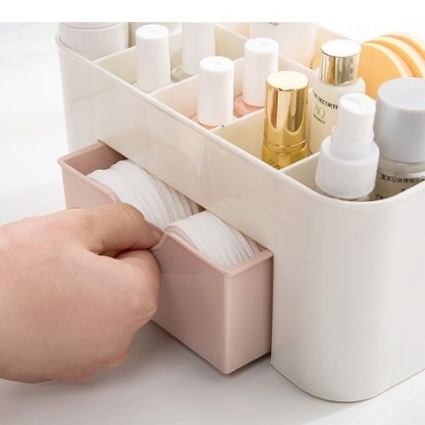 MIINII Tempat Make Up LK06 Rak Kosmetik Kotak Perhiasan Rak Make Up Storage Multifungsi