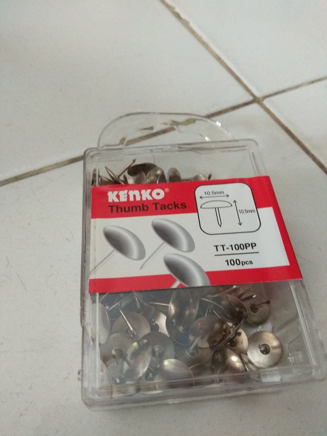 [per Pack] Kenko Paku Payung Kecil / Thumb Tacks Tt-100pp