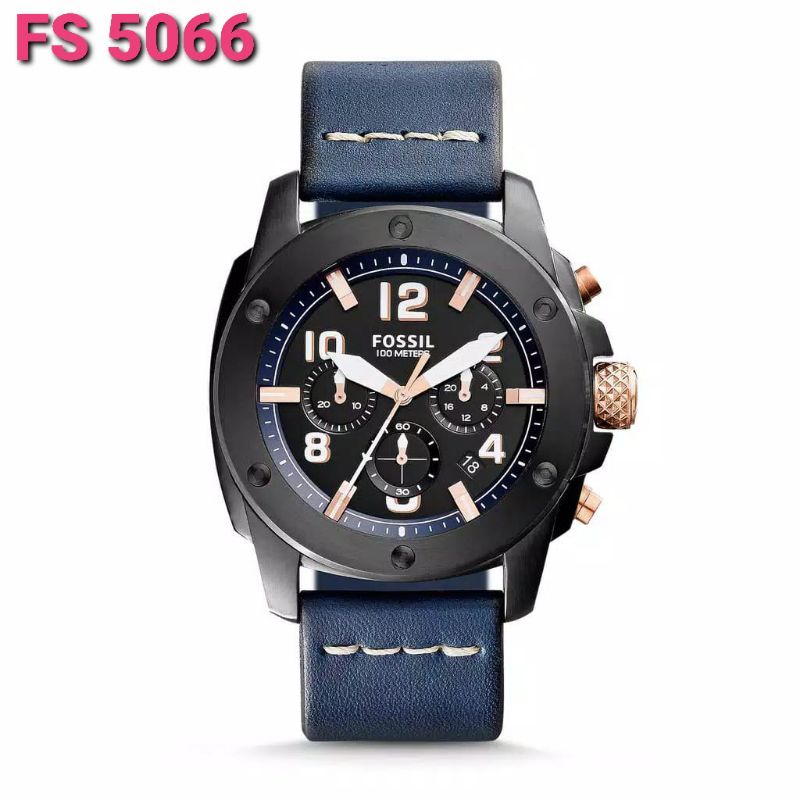 JAM TANGAN PRIA FS FS-5066 FS5066 STRAP LEATHER ORIGINAL BM