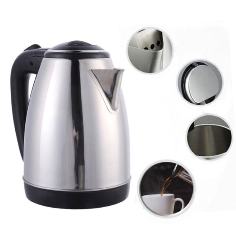 BEST SELLER!! Teko Listrik Stainless Steel Pemanas Air Kettle Electric Kapasitas 2L