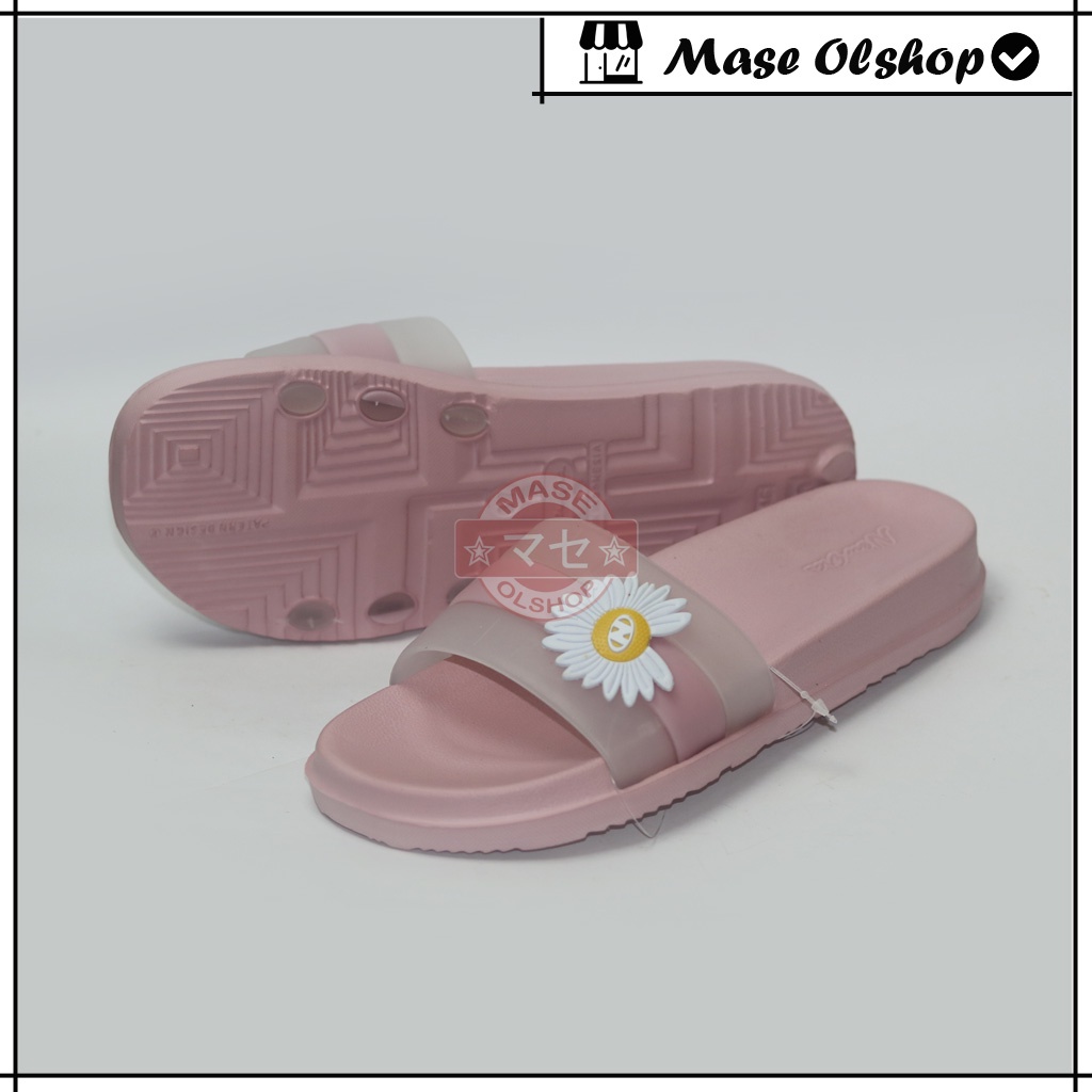 Sandal Selop Wanita Motif Bunga New Era LB E 5116