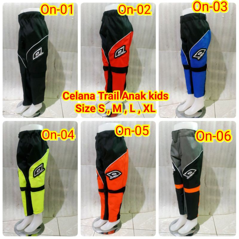 Promo !!!! celana cross anak Bahan Condura - celana trail anak - kids - condura new