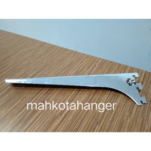 Daun Bracket Kayu / Triplek 30cm | Ambalan rak kayu display