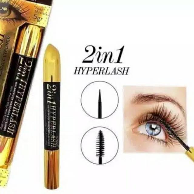 MASCARA EYELINER SALSA HYPERLASH 2in1