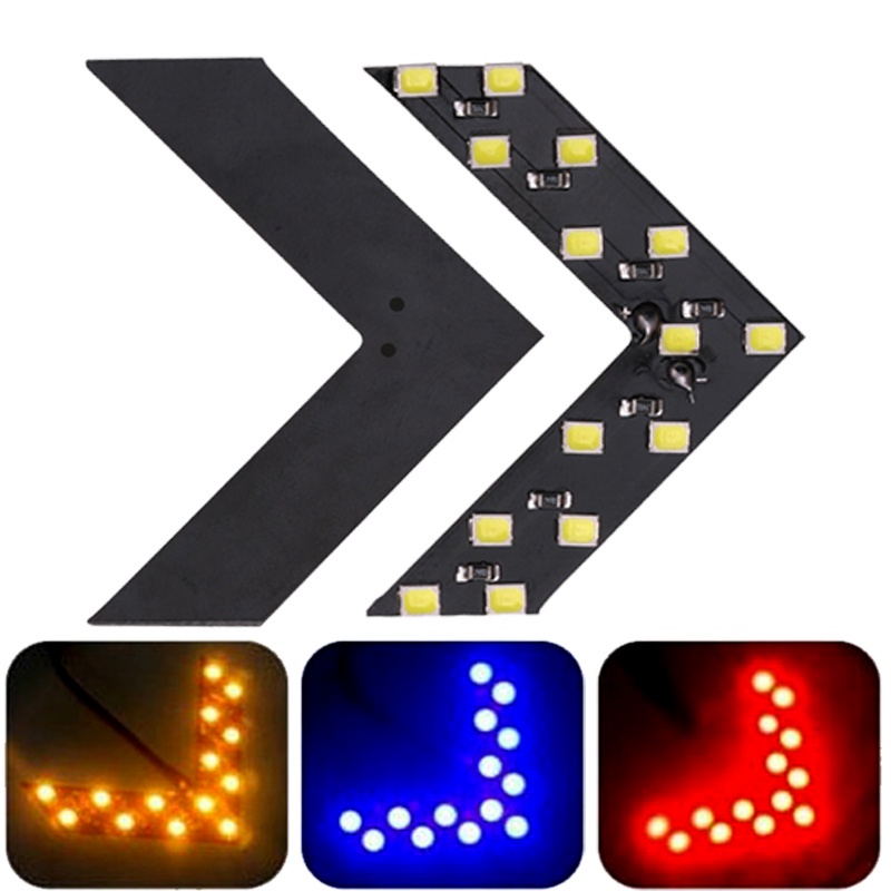 Panel Panah 14smd LED Untuk Lampu Sein Spion Mobil DC 12V